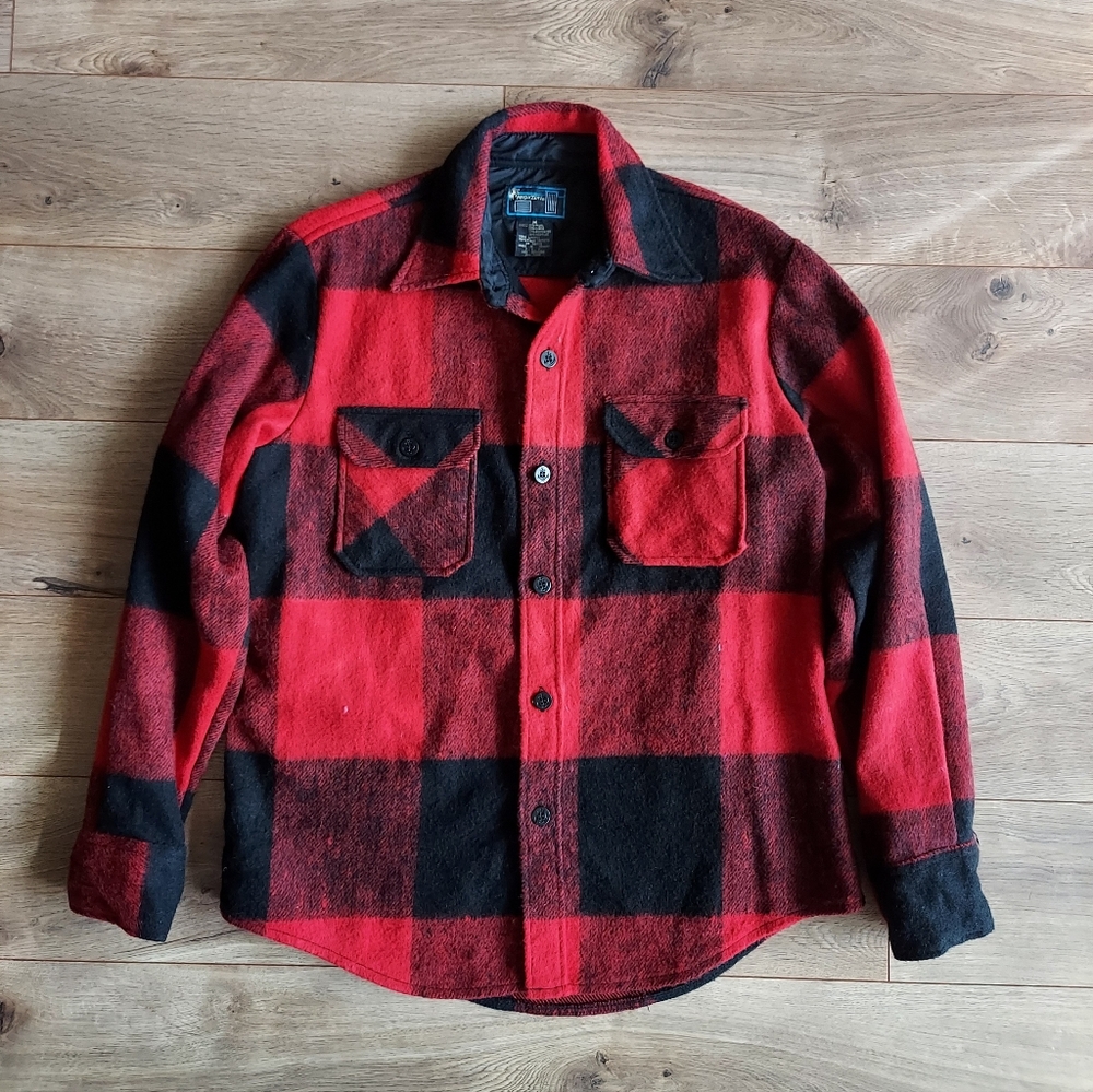Vintage Heavy Red Flannel